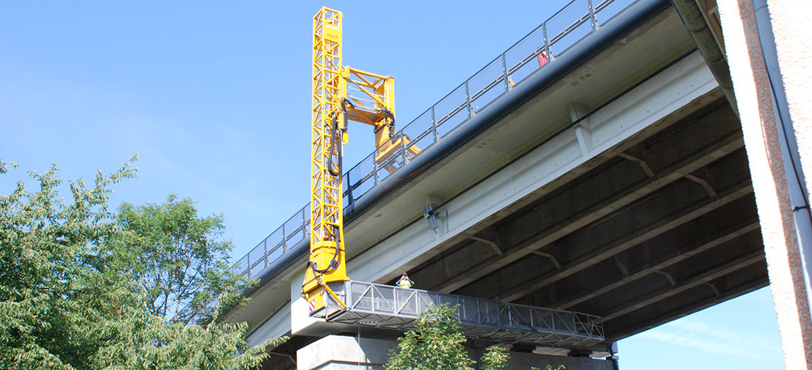 Location de nacelle négative sous pont